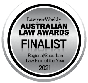 FINALIST Lawyers Weekly Australian Law Awards Regional / Suburban Firm Of The Year