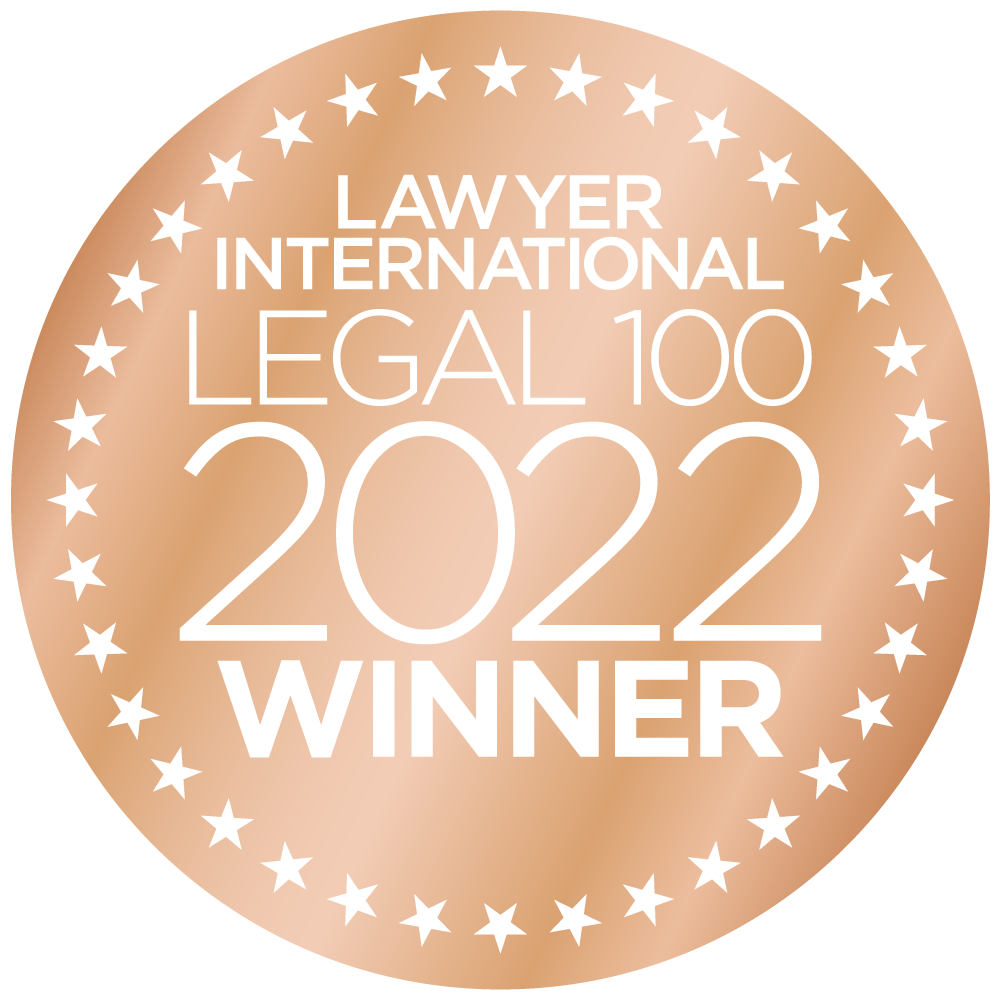 WINNER LEGAL 100 Regional Firm Of The Year 2022