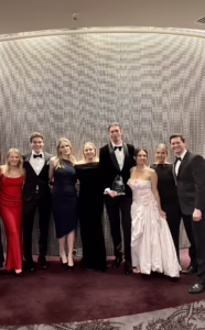 Liam Loader and the Conditsis team at the Australian Law Awards